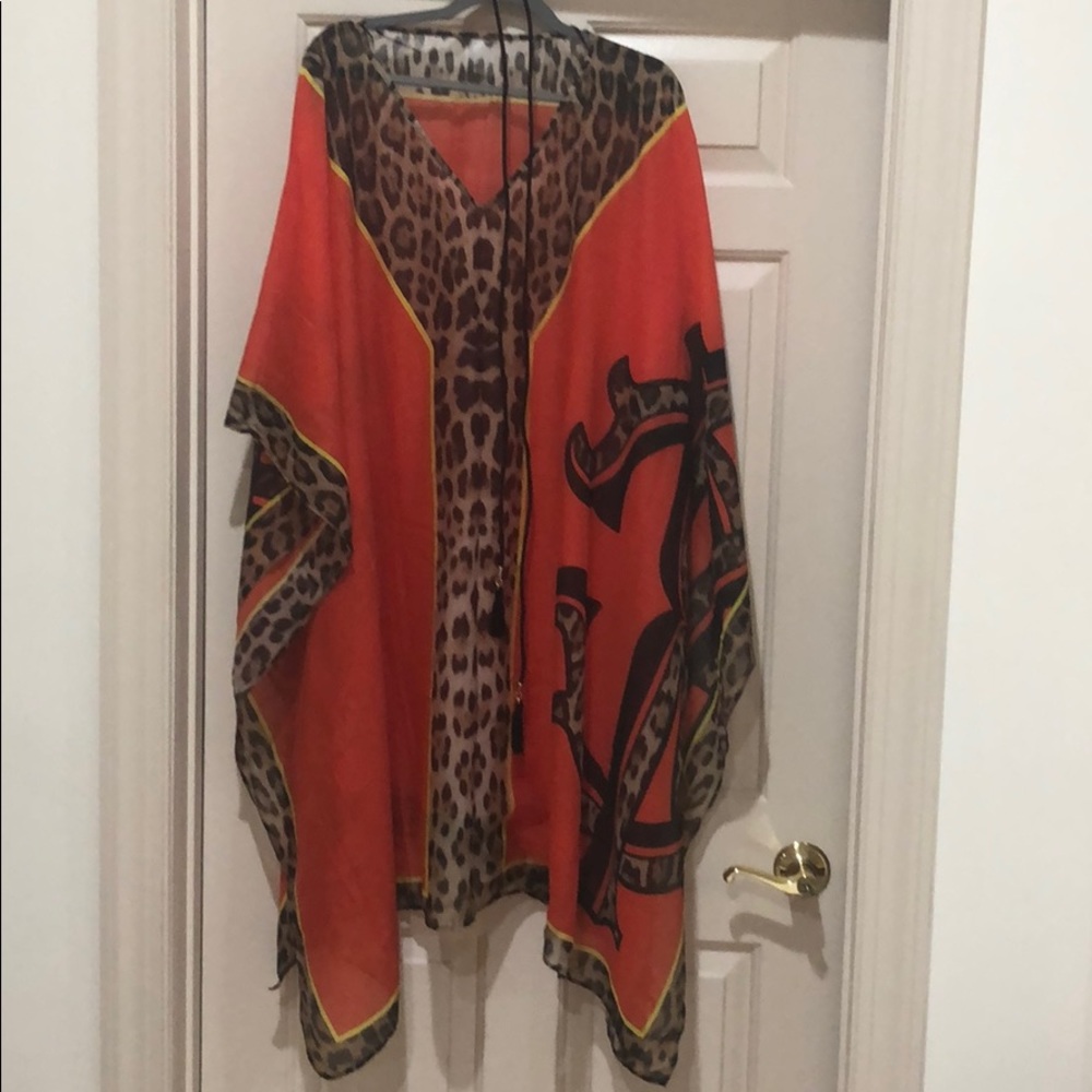 Roberto Cavalli beach coverup